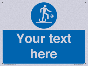 Custom Alighting from a toboggan to the right